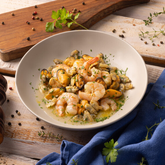 Preparato alla pescatora